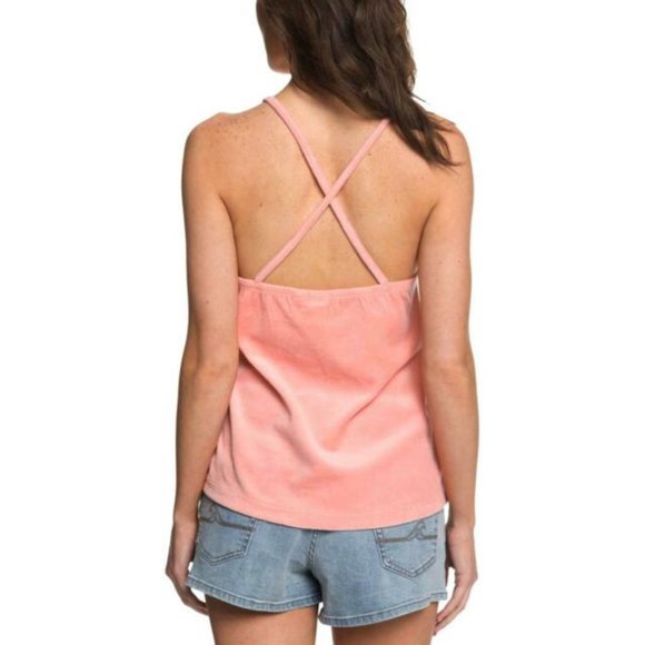 ROXY PINK EMBROIDERED DETAIL TANK TOP - Picture 2 of 2
